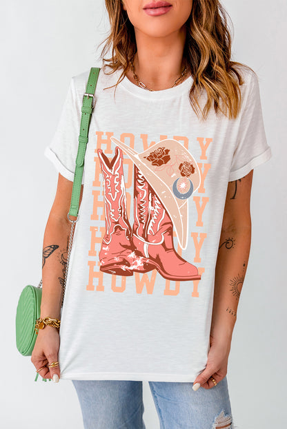 Graphic HOWDY T-Shirt - Olive Ave