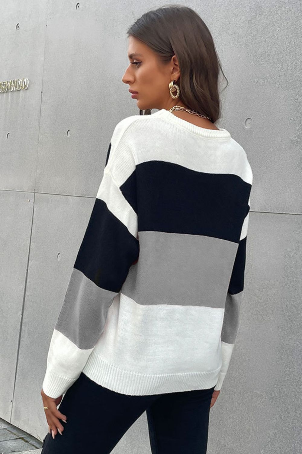 Longing For Fall Color Block Sweater in 4 Colors