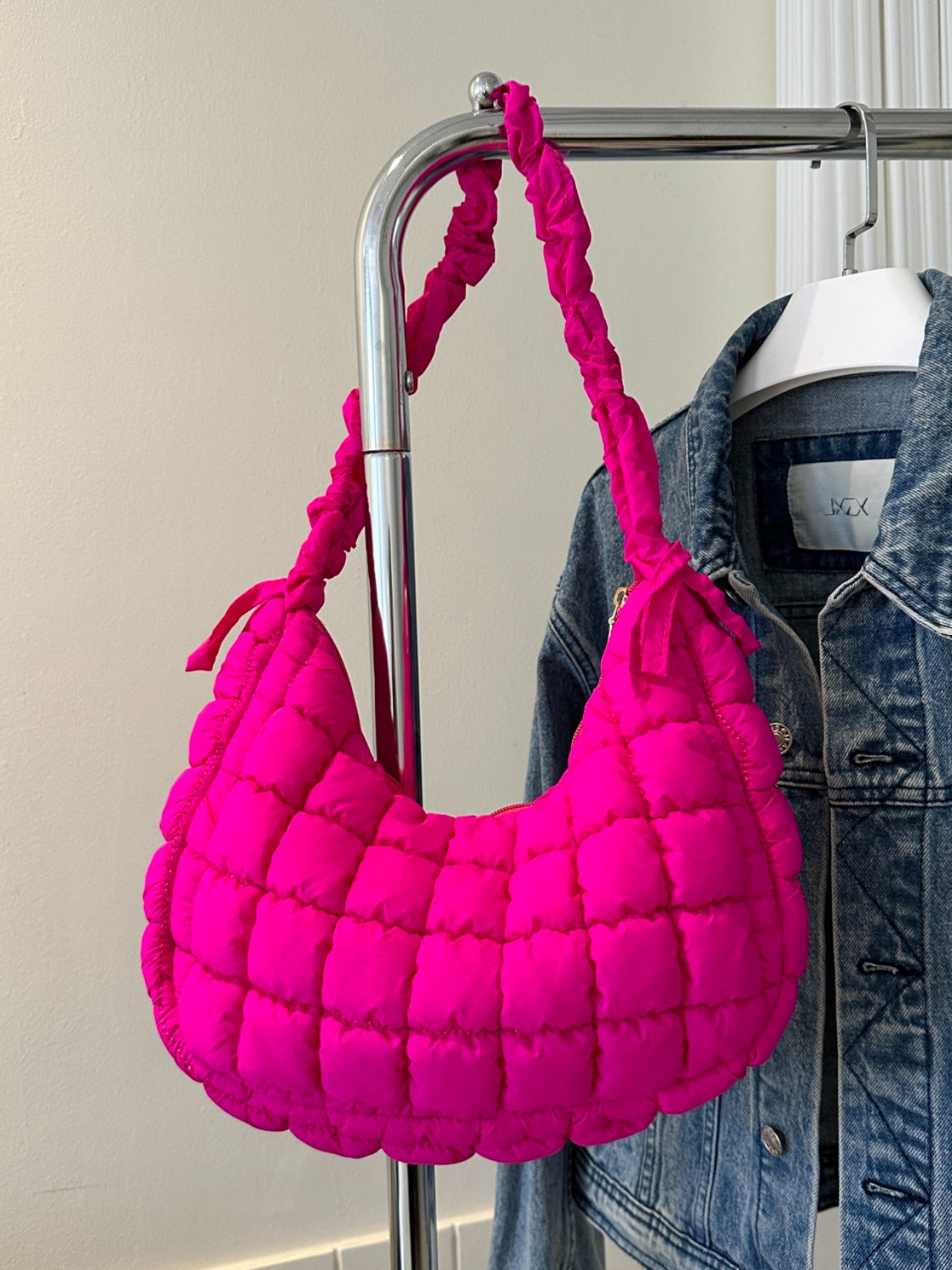 Bubble Quilted Shoulder Bag in 6 Colors