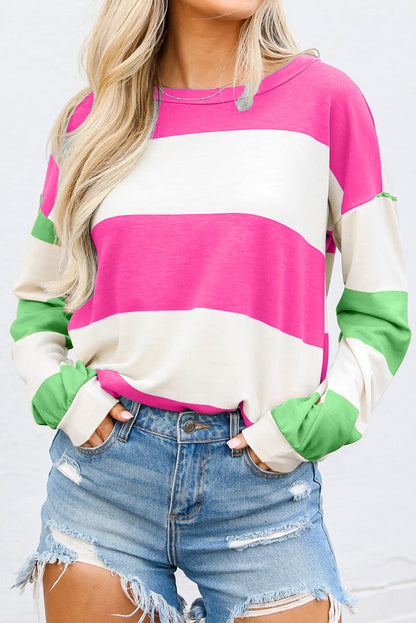 Contrast Color Block Top in 3 Colors