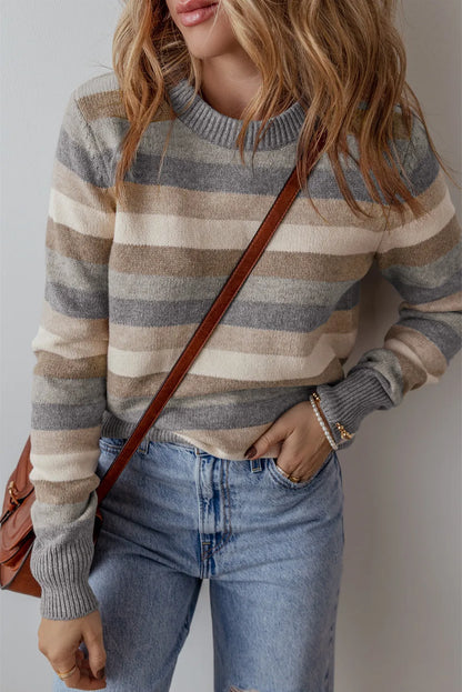 Striped Sweater in 2 Colors