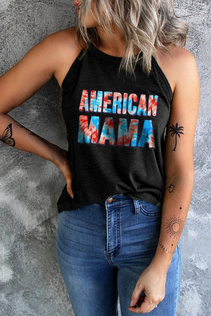 AMERICAN MAMA Graphic Tank - Olive Ave