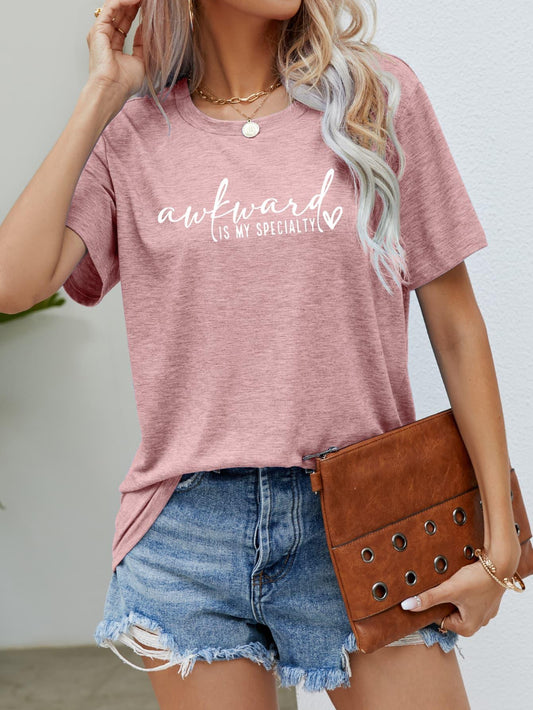 AWKWARD IS MY SPECIALTY Graphic Tee - Olive Ave