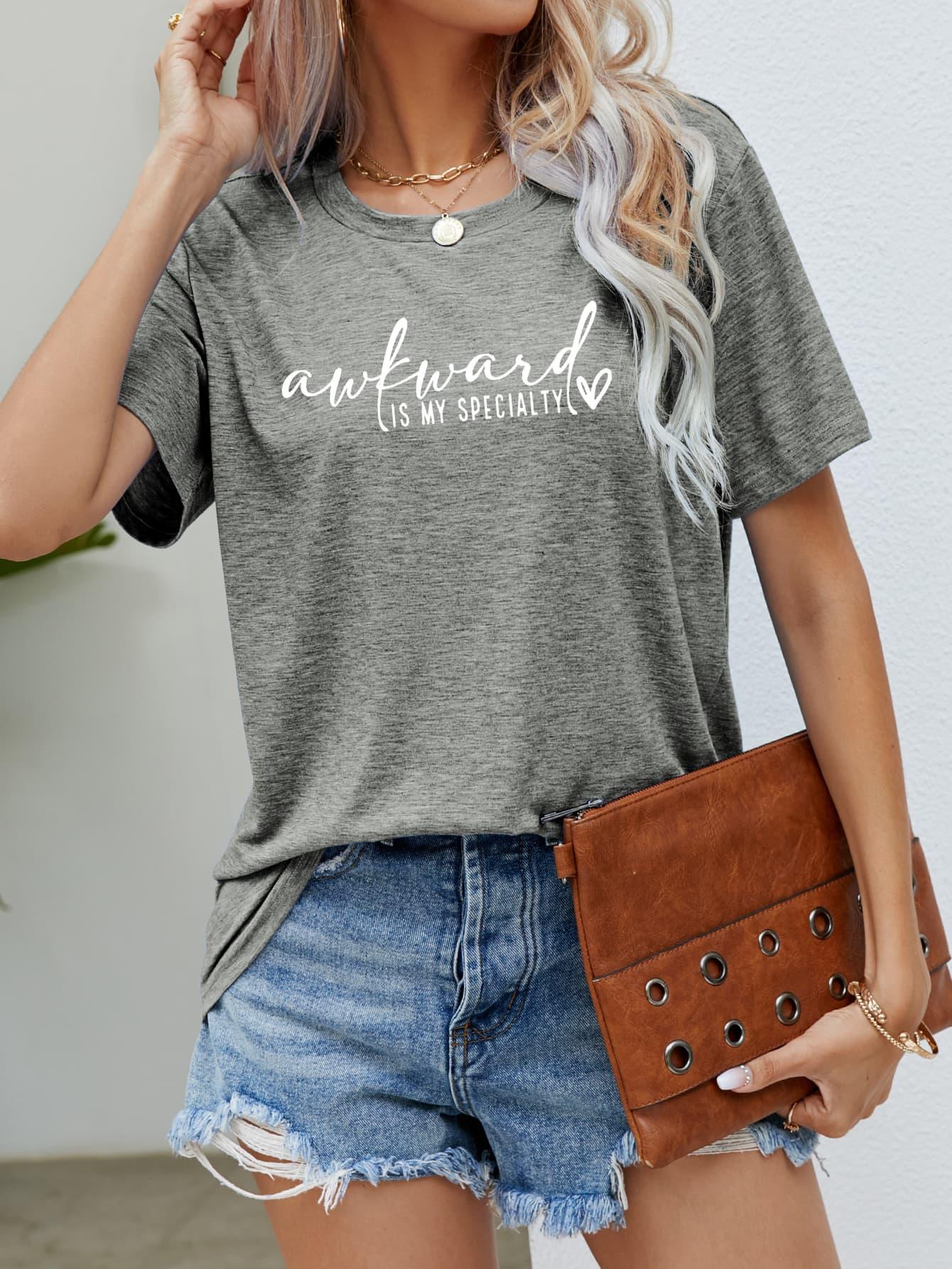 AWKWARD IS MY SPECIALTY Graphic Tee - Olive Ave