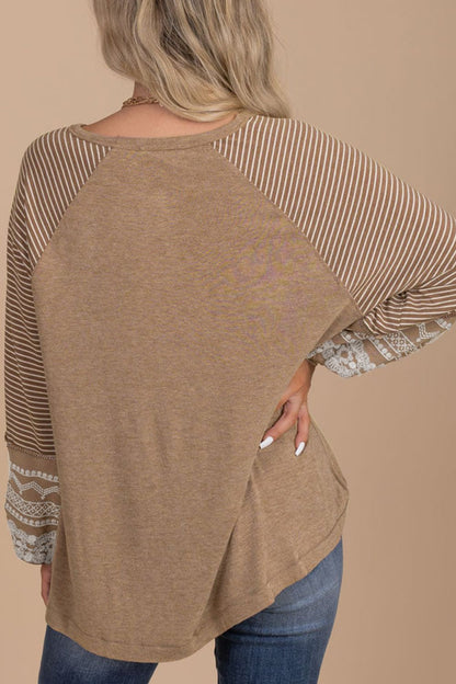 Striped Long Sleeve Top