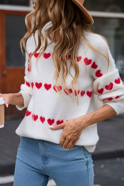 Heart Sweater in 5 Colors