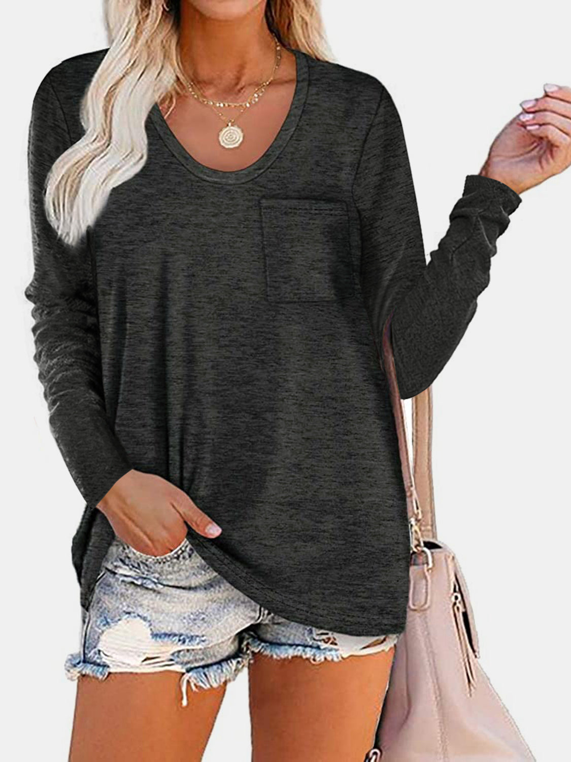 Striped Long Sleeve Tee in 7 Colors