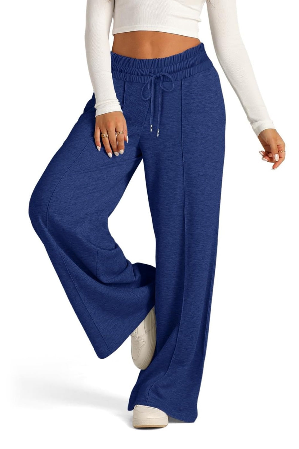 Drawstring Wide Leg Pants in 7 Colors