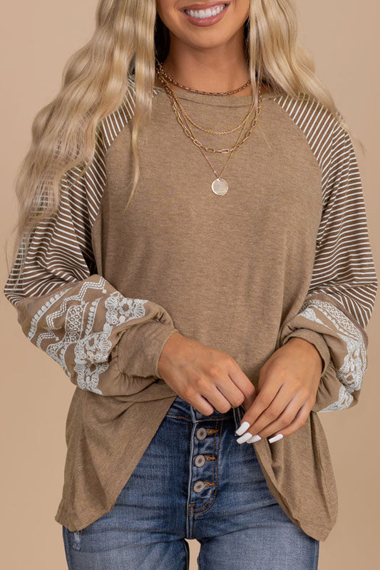 Striped Long Sleeve Top