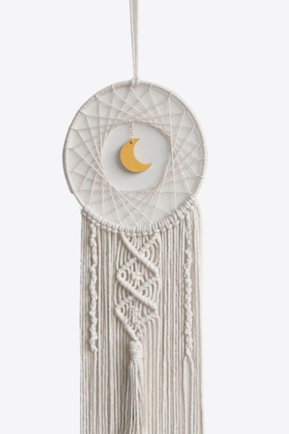 Bohemian Hand-Woven Moon Macrame Wall Hanging - Olive Ave