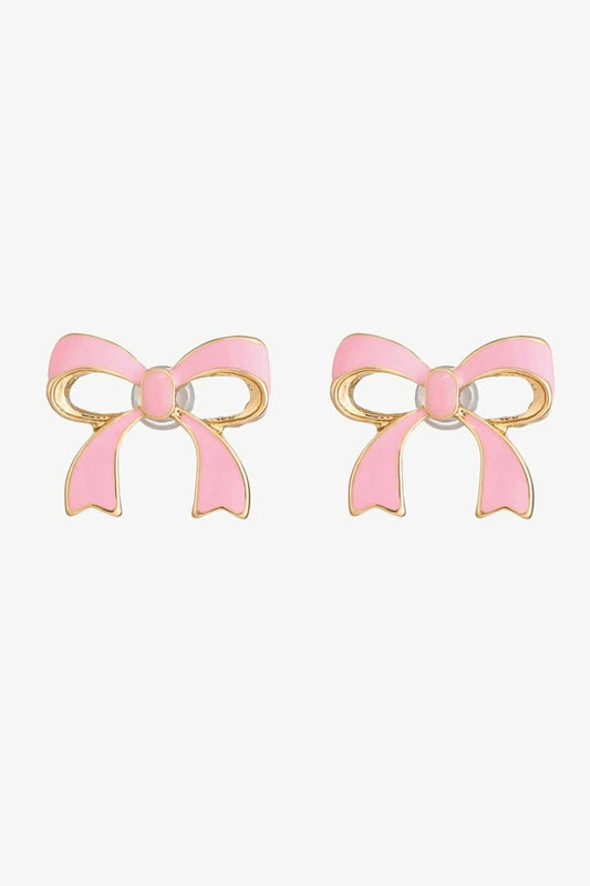 Bow-Shaped Earrings - Olive Ave