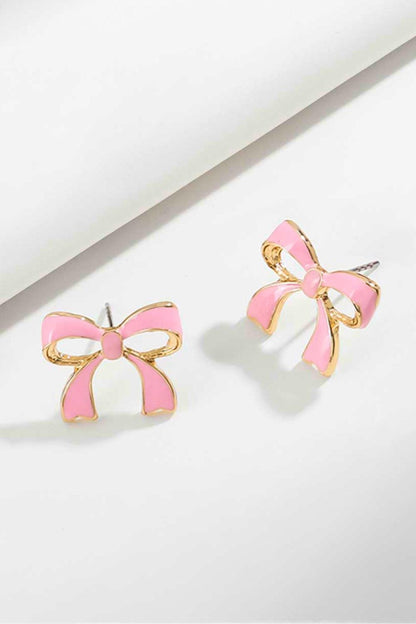 Bow-Shaped Earrings - Olive Ave