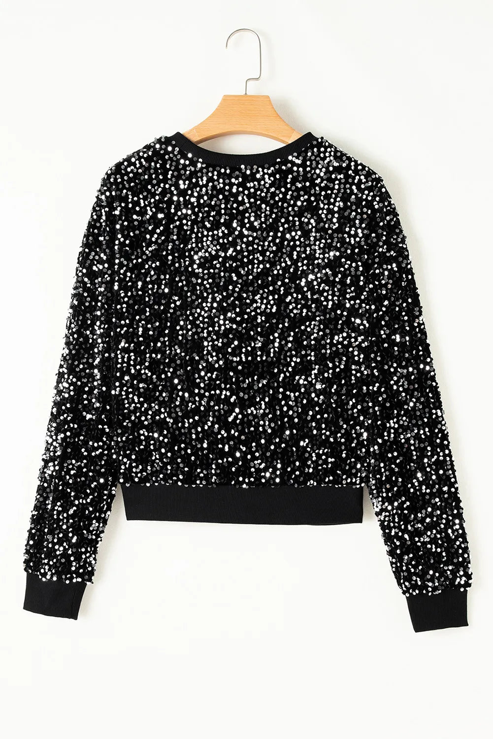 Sequin Long Sleeve Top