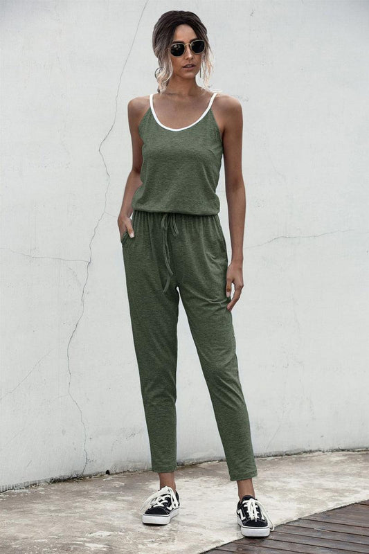 Cami Jumpsuit - Olive Ave