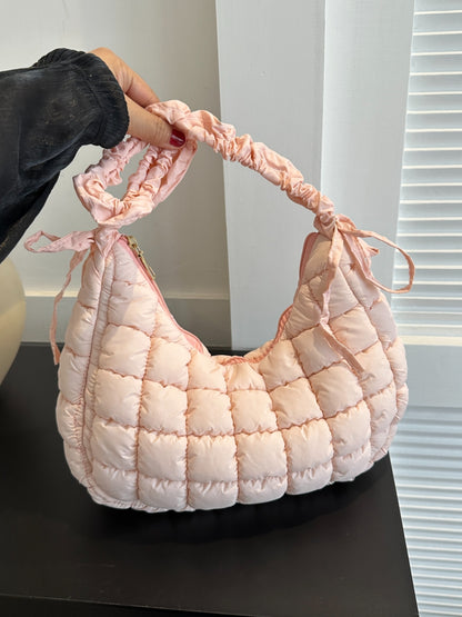 Bubble Quilted Shoulder Bag in 6 Colors