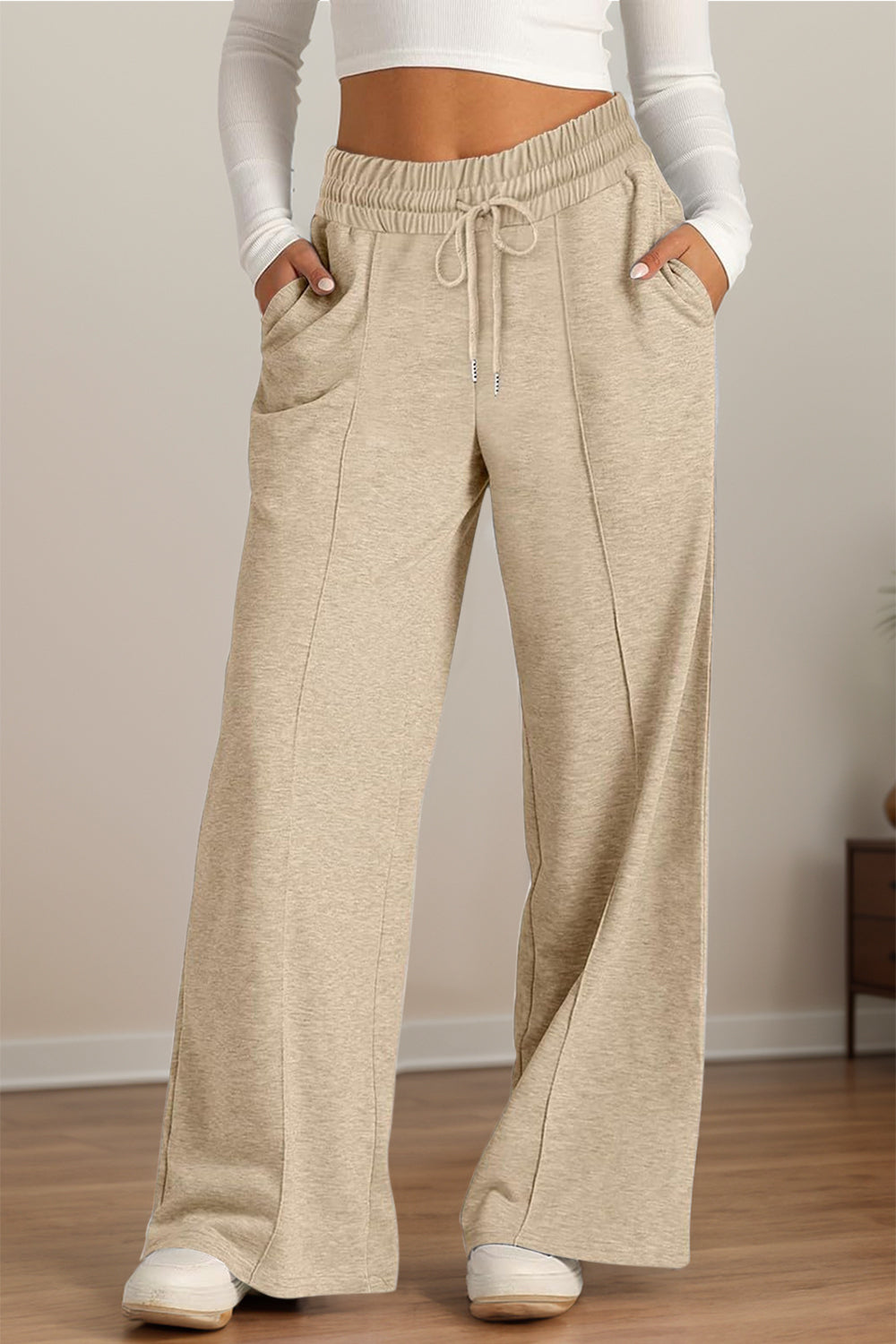 Drawstring Wide Leg Pants in 7 Colors