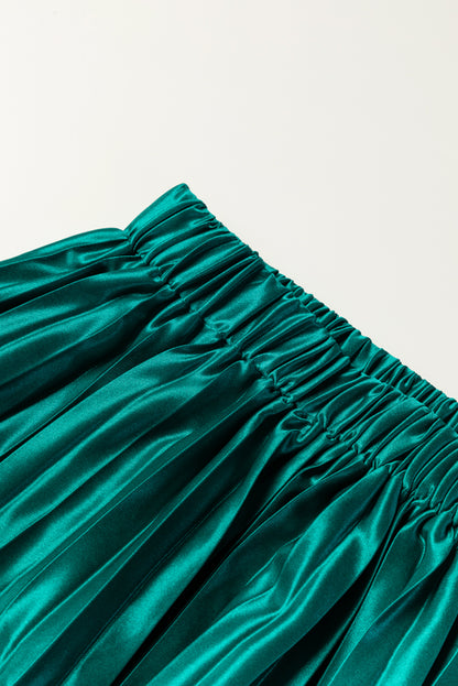 Pleated Midi Skirt