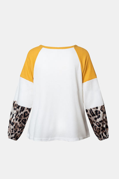 Twisted Color Block Top in 2 Colors