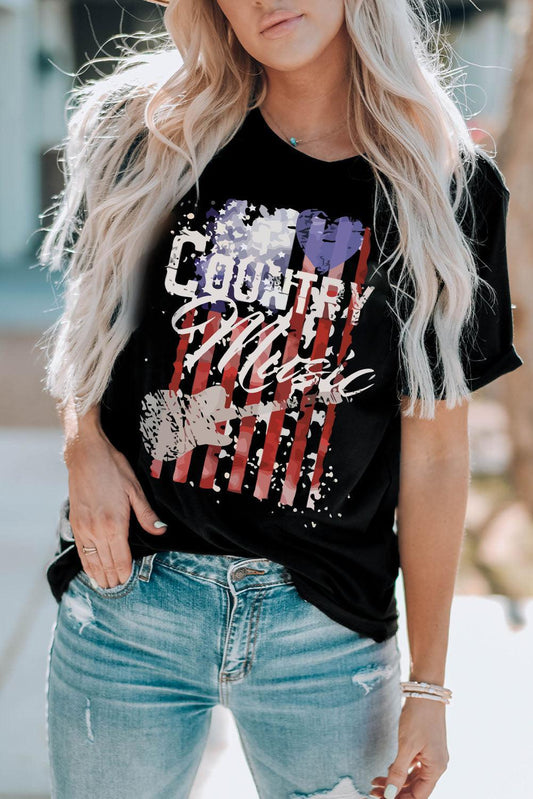 COUNTRY MUSIC Graphic Tee - Olive Ave