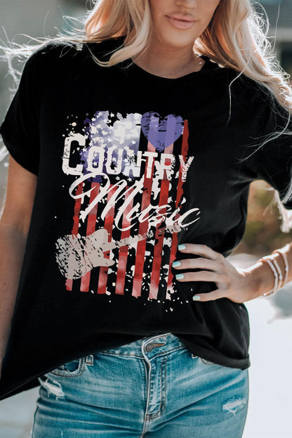 COUNTRY MUSIC Graphic Tee - Olive Ave