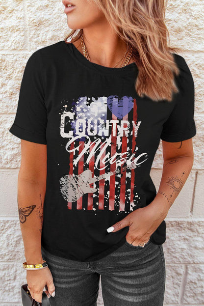 COUNTRY MUSIC Graphic Tee - Olive Ave