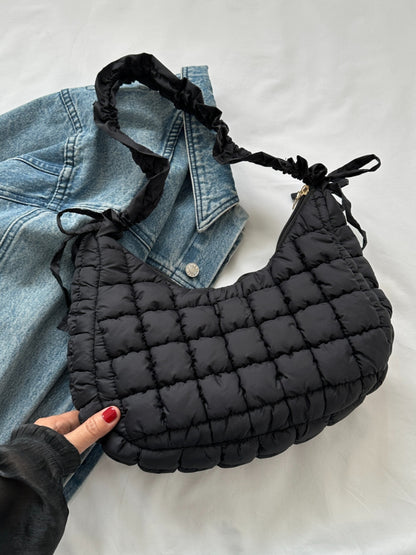 Bubble Quilted Shoulder Bag in 6 Colors