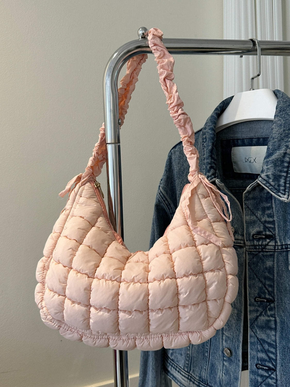 Bubble Quilted Shoulder Bag in 6 Colors