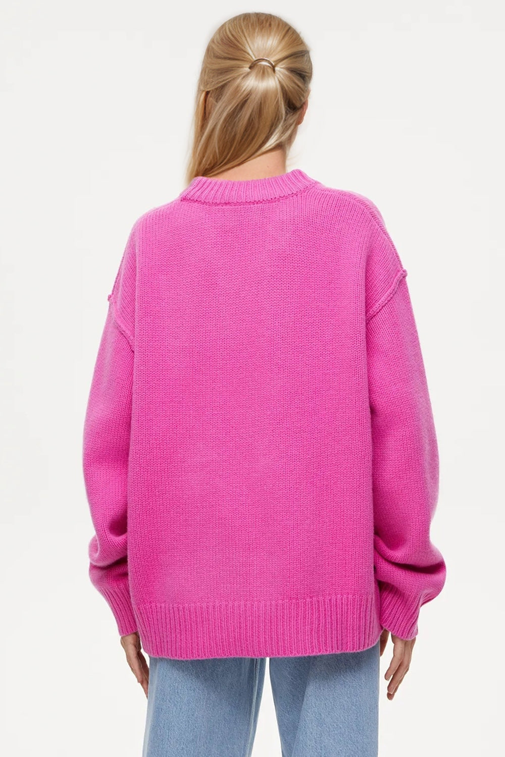 Dropped Shoulder Oversized Sweater in 5 Colors