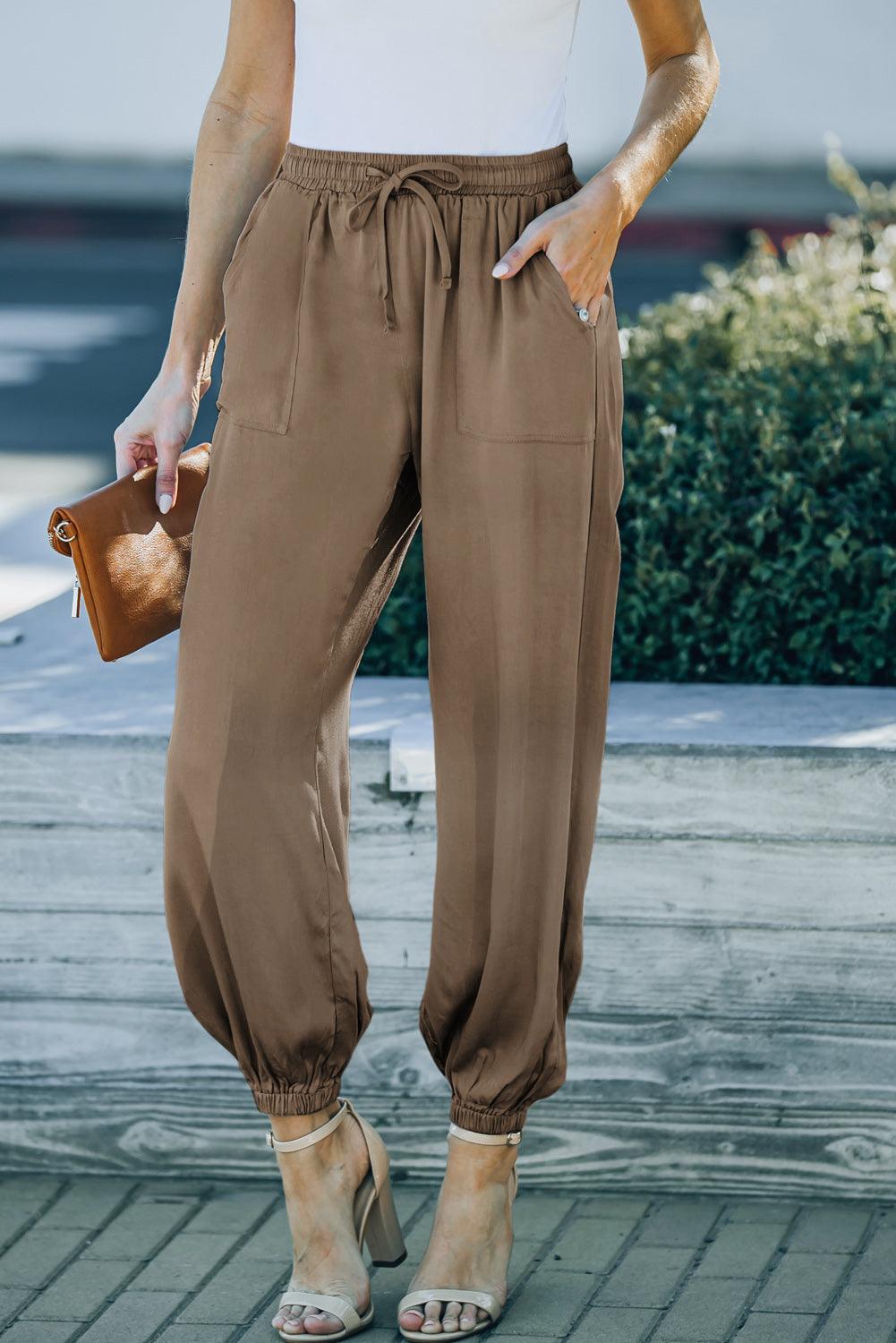 Daisy Joggers with Pockets - Olive Ave