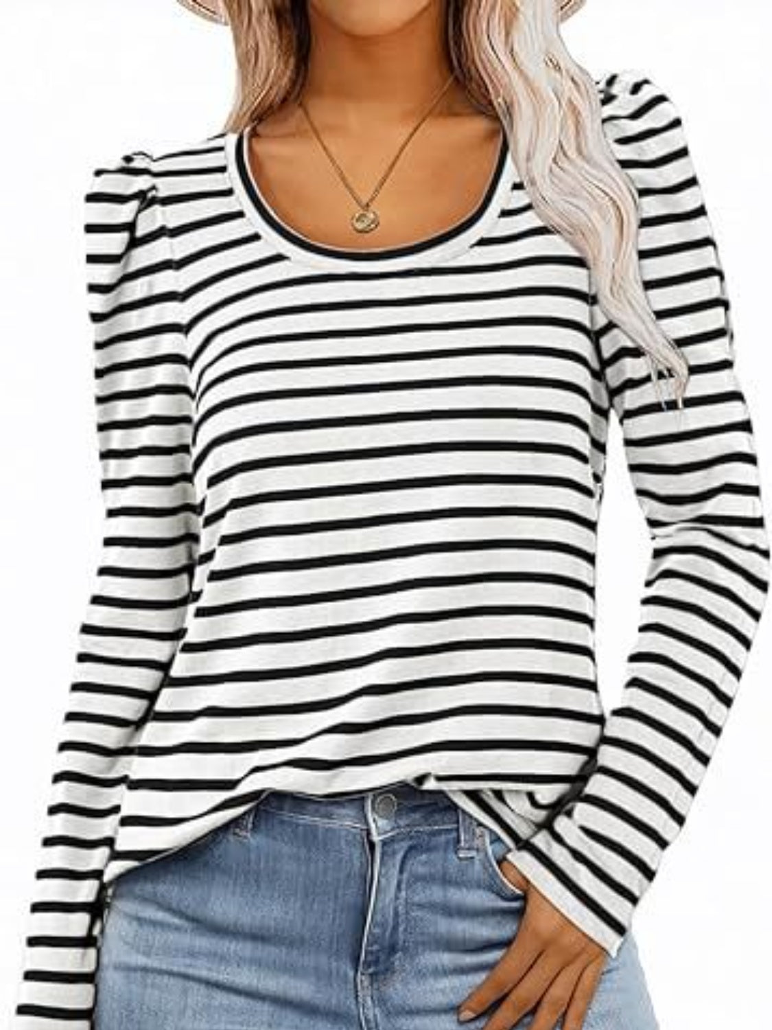 Striped Long Sleeve Top in 6 Colors - Olive Ave