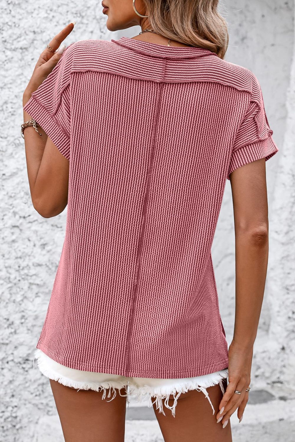 Striped Short Sleeve Top in 6 Colors