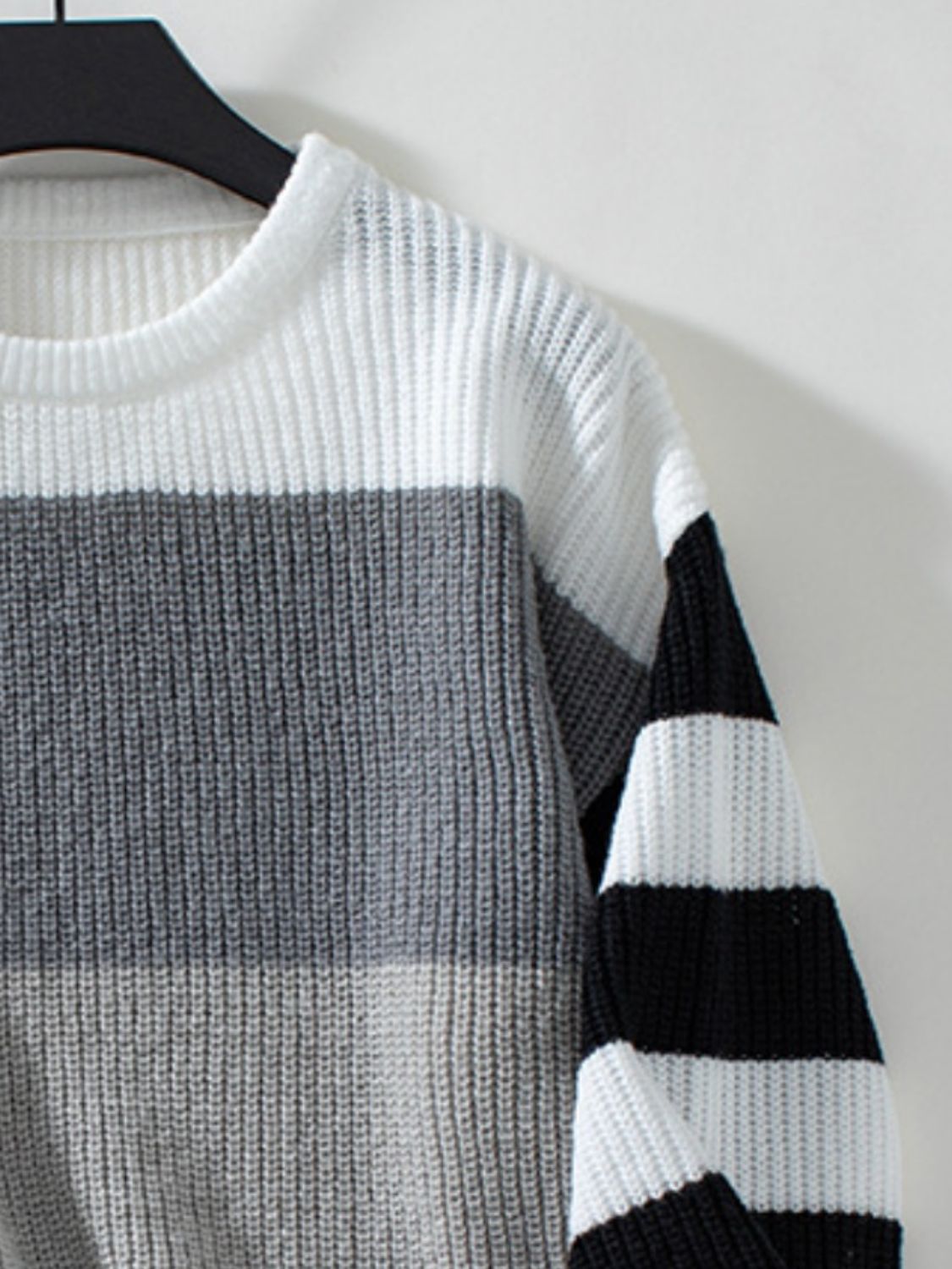 Color Block Striped Sweater in 2 Colors