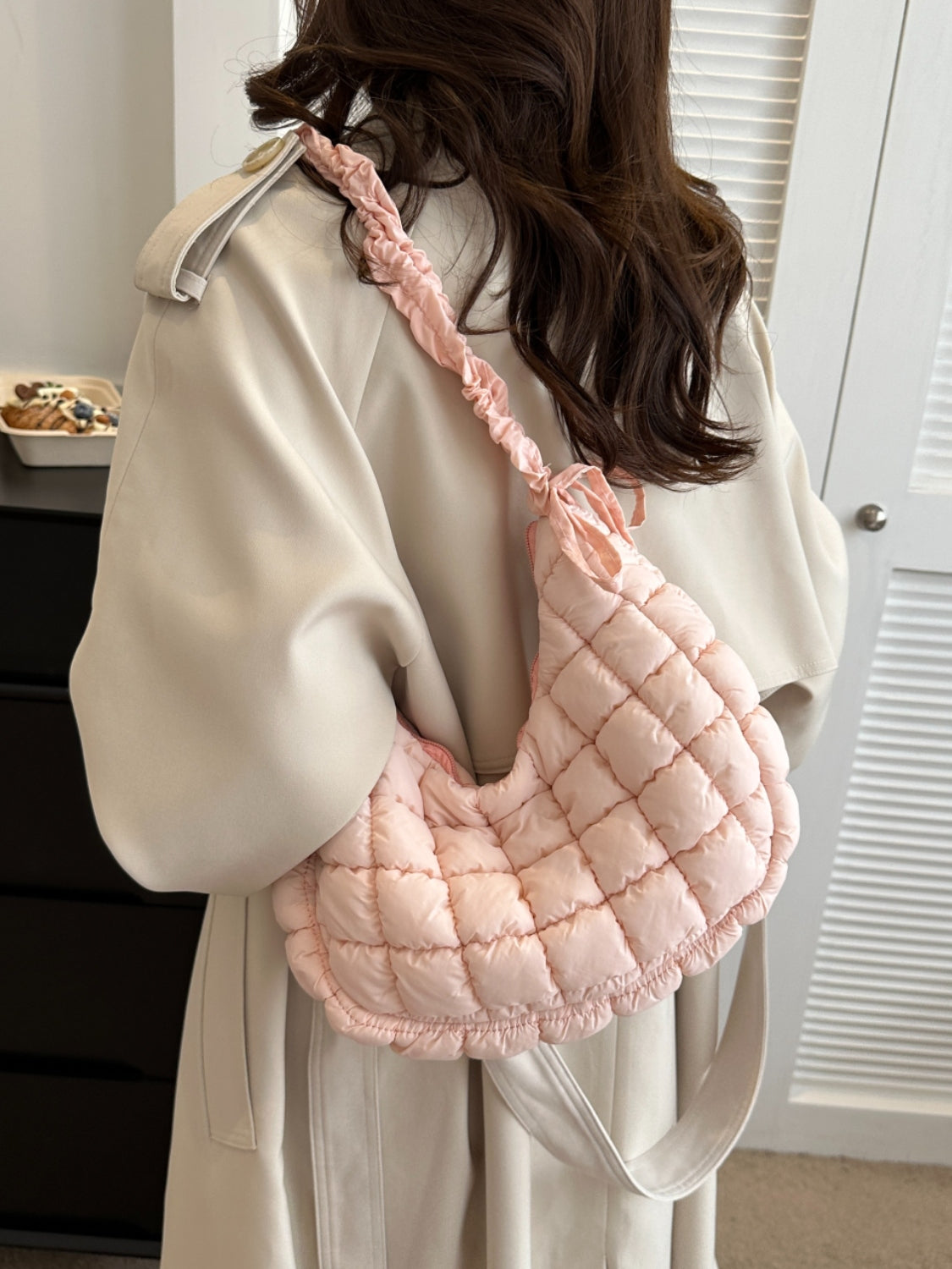 Bubble Quilted Shoulder Bag in 6 Colors