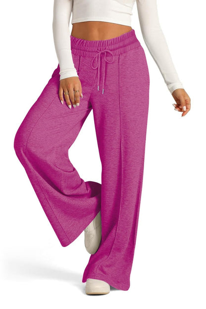 Drawstring Wide Leg Pants in 7 Colors