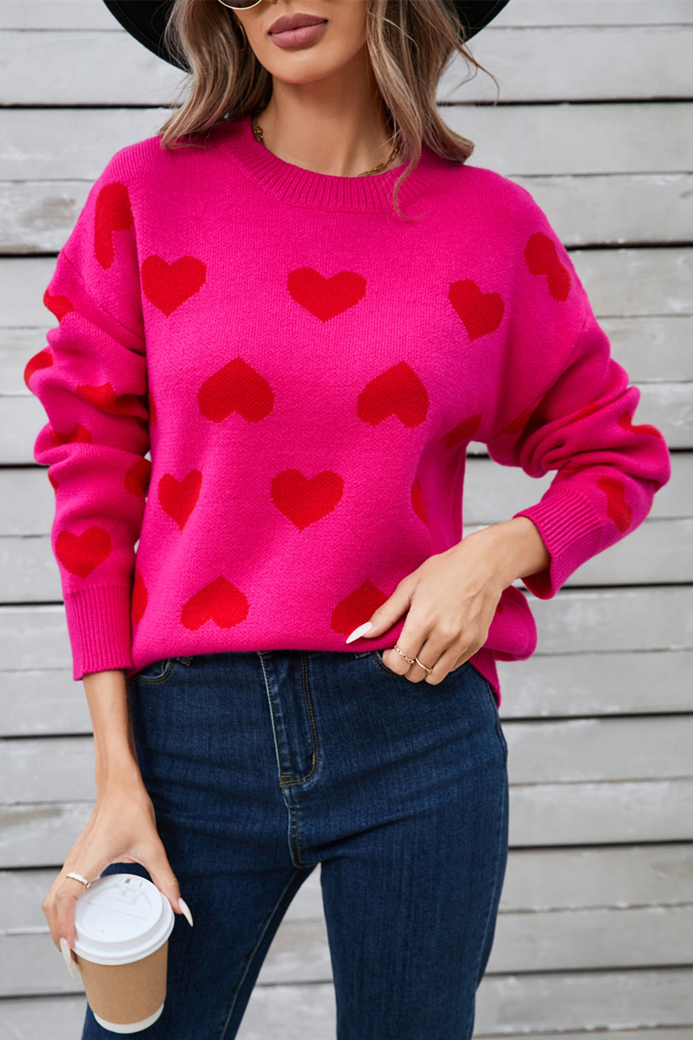 Angel Wings Heart Sweater in 3 Colors