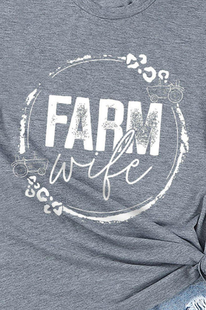 FARM WIFE Graphic Tee Shirt - Olive Ave