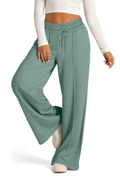 Drawstring Wide Leg Pants in 7 Colors