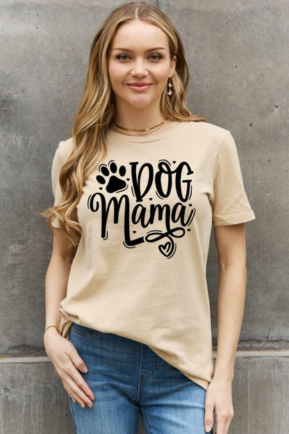 Full Size DOG MAMA Graphic Cotton T-Shirt - Olive Ave