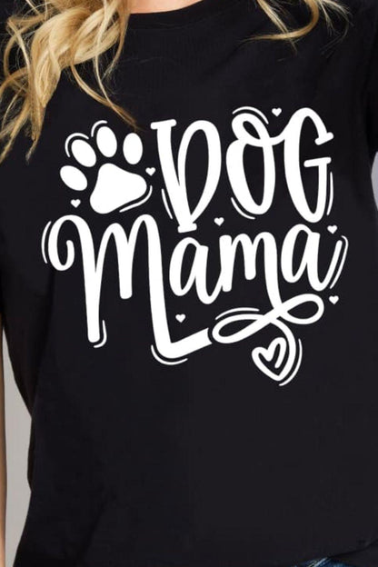 Full Size DOG MAMA Graphic Cotton T-Shirt - Olive Ave