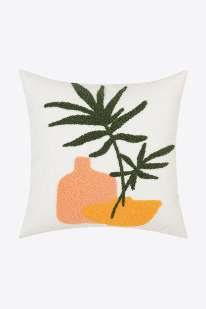 Hello Sunshine Punch-Needle Decorative Throw Pillow Case - Olive Ave