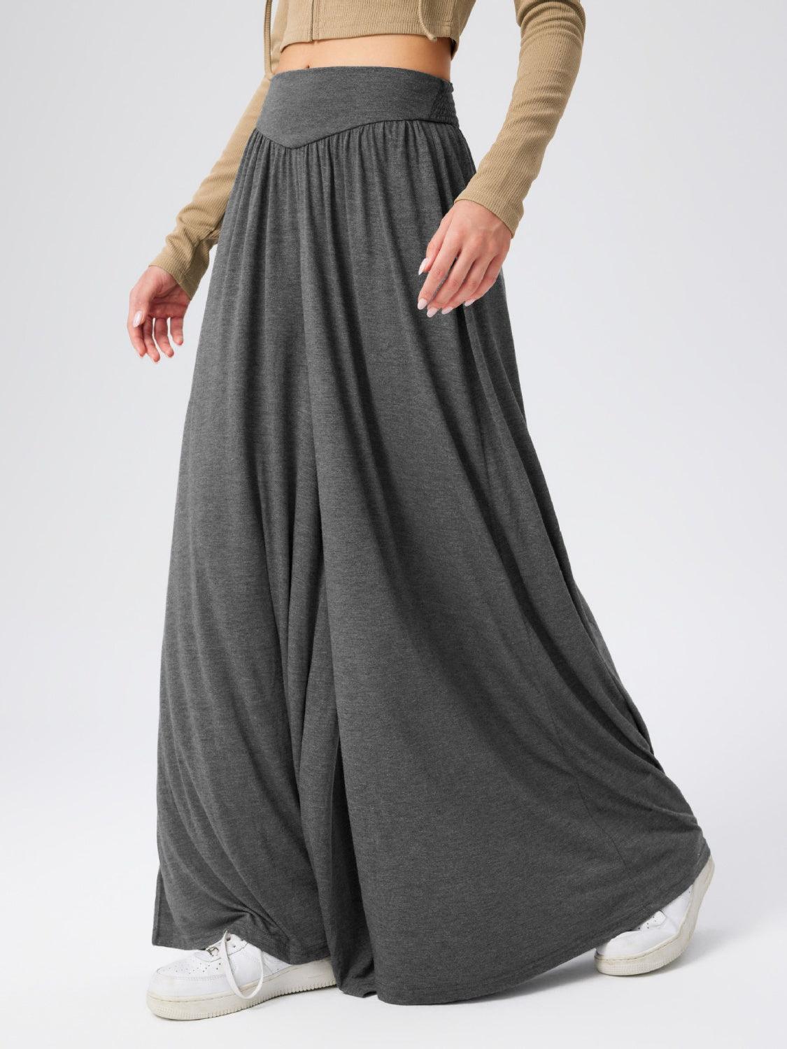 High Waist Wide Leg Pants in 6 Colors - Olive Ave