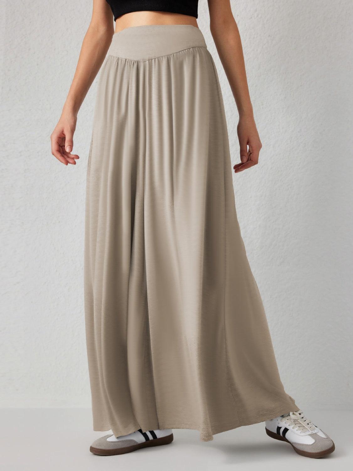 High Waist Wide Leg Pants in 6 Colors - Olive Ave