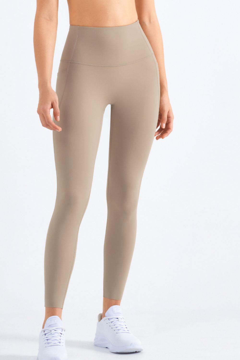 Highly Stretchy Pocket Yoga Leggings - Olive Ave