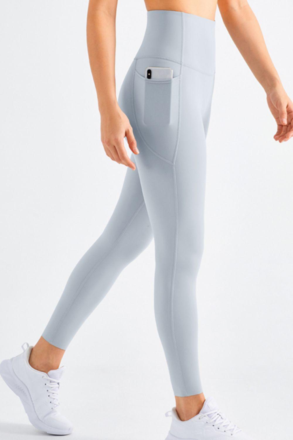 Highly Stretchy Pocket Yoga Leggings - Olive Ave