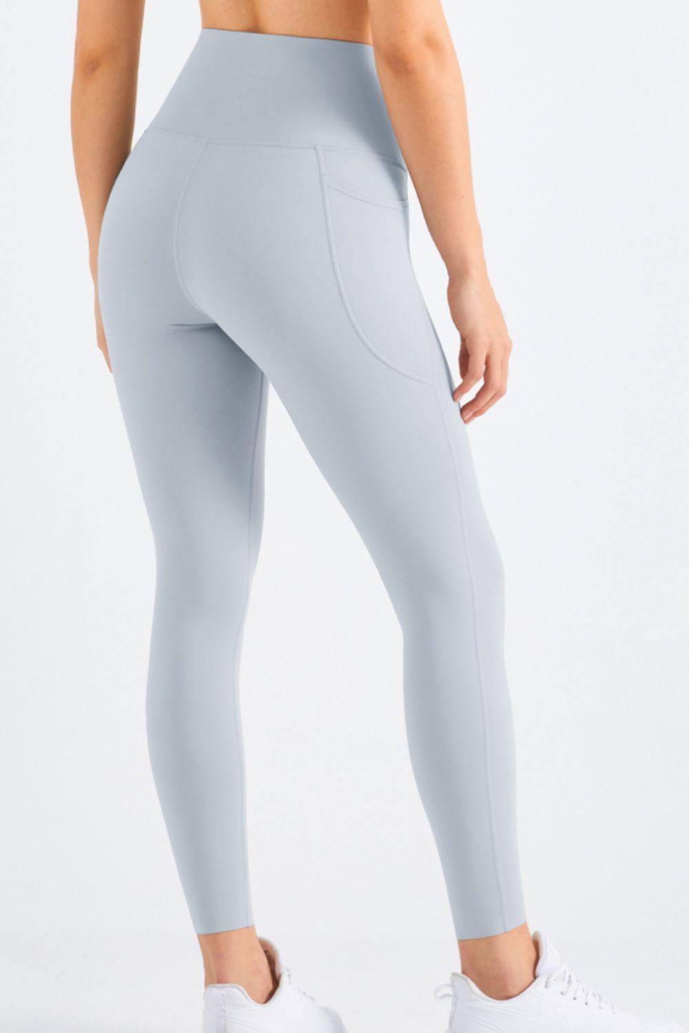 Highly Stretchy Pocket Yoga Leggings - Olive Ave