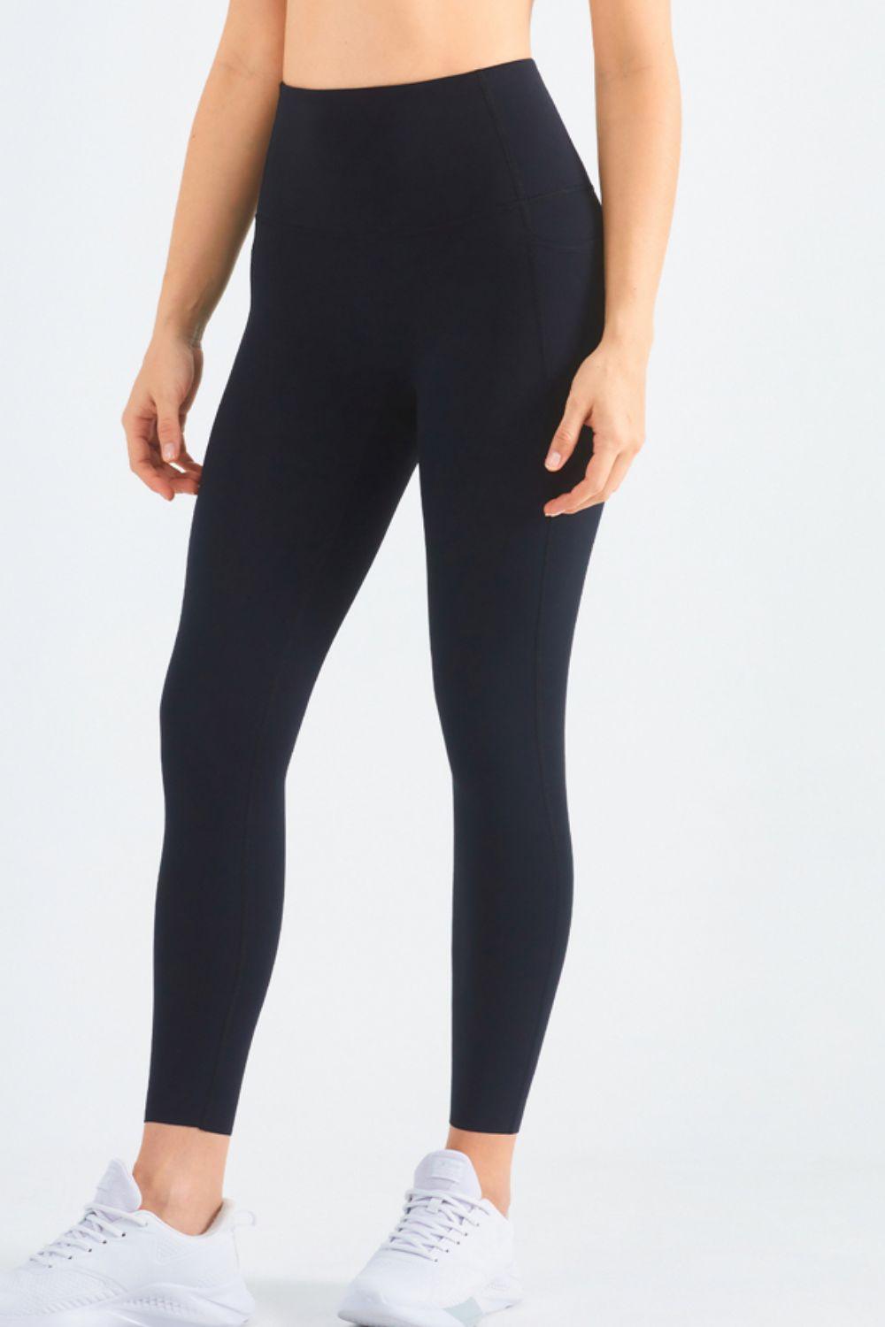 Highly Stretchy Pocket Yoga Leggings - Olive Ave