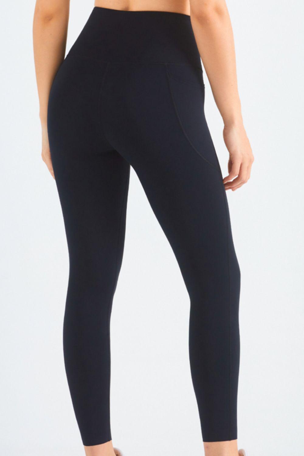 Highly Stretchy Pocket Yoga Leggings - Olive Ave