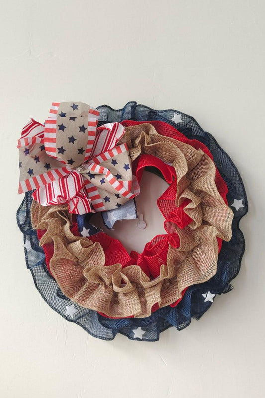 Independence Day Knit Wall Wreath - Olive Ave
