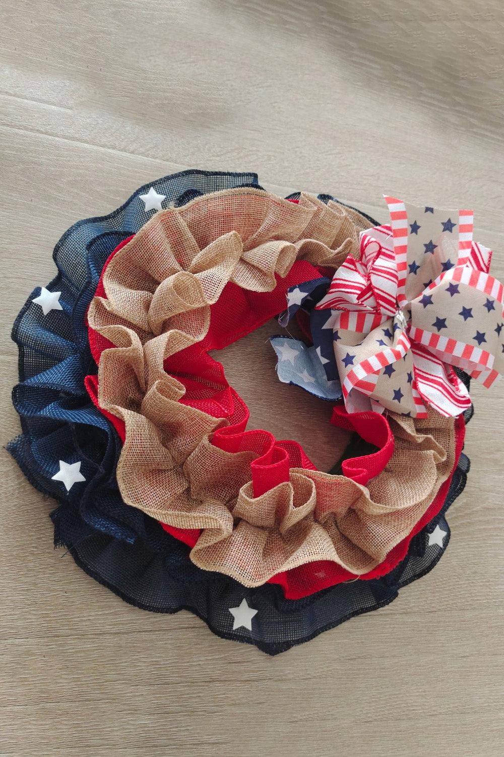 Independence Day Knit Wall Wreath - Olive Ave