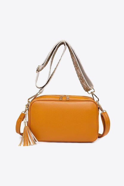 Leather Tassel Crossbody Bag - Olive Ave